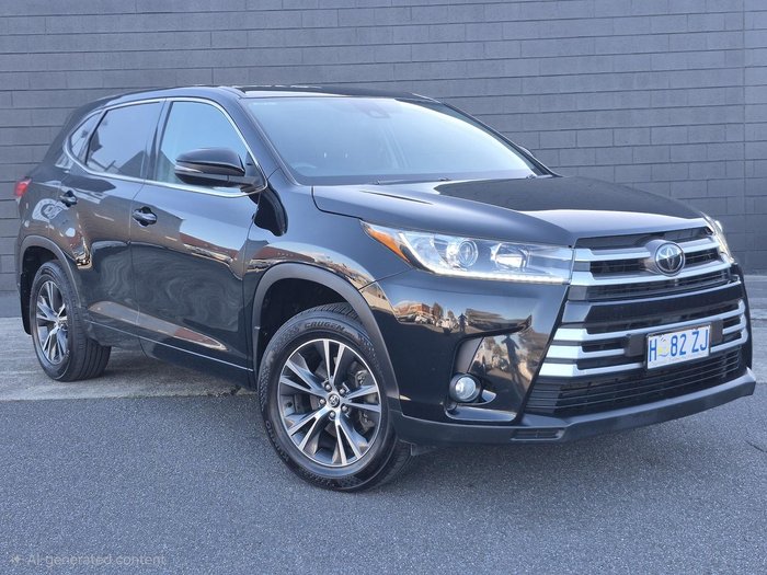 2019 Toyota Kluger GX GSU55R AWD Eclipse Black