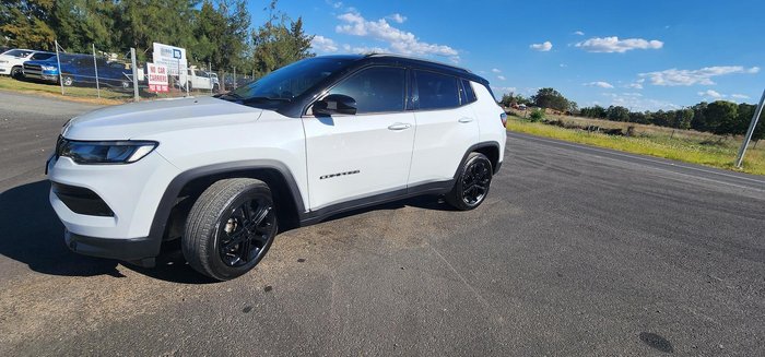 2022 Jeep Compass Night Eagle M6 MY23 Pearl White