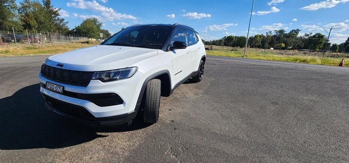 2022 Jeep Compass Night Eagle M6 MY23 Pearl White