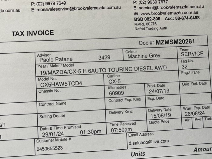 2019 Mazda CX-5 Touring