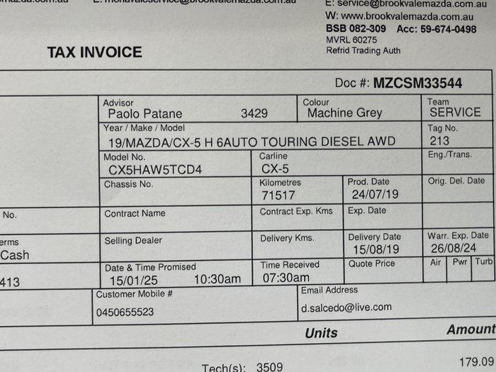 2019 Mazda CX-5 Touring