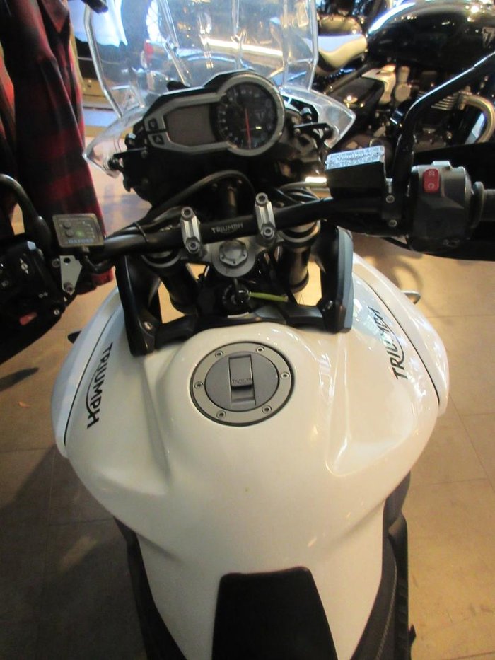 2015 Triumph Tiger 800 XR Tiger White
