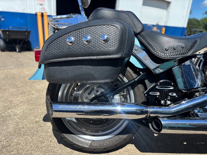 2007 HARLEY-DAVIDSON FLSTF FAT BOY Blue