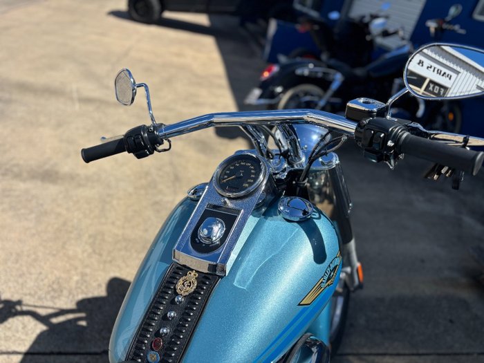 2007 HARLEY-DAVIDSON FLSTF FAT BOY Blue