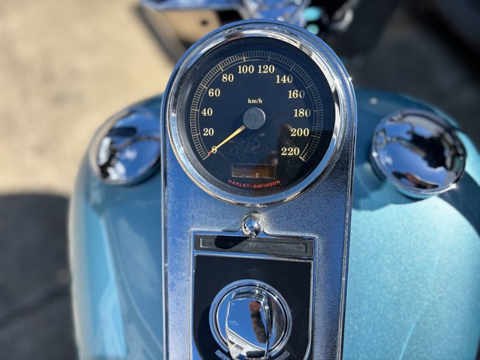 2007 HARLEY-DAVIDSON FLSTF FAT BOY Blue