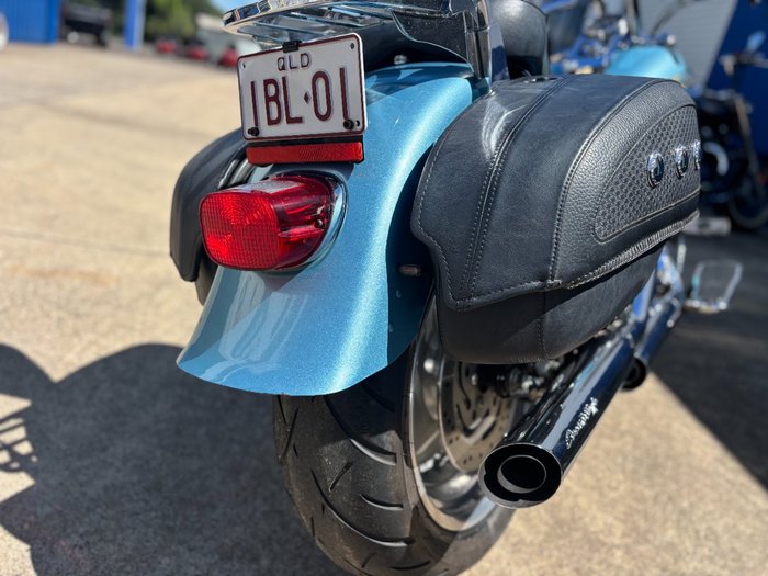 2007 HARLEY-DAVIDSON FLSTF FAT BOY Blue