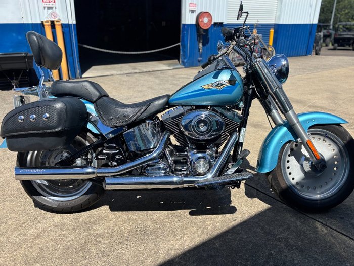 2007 HARLEY-DAVIDSON FLSTF FAT BOY Blue