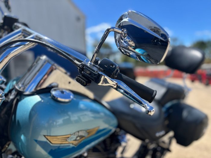 2007 HARLEY-DAVIDSON FLSTF FAT BOY Blue