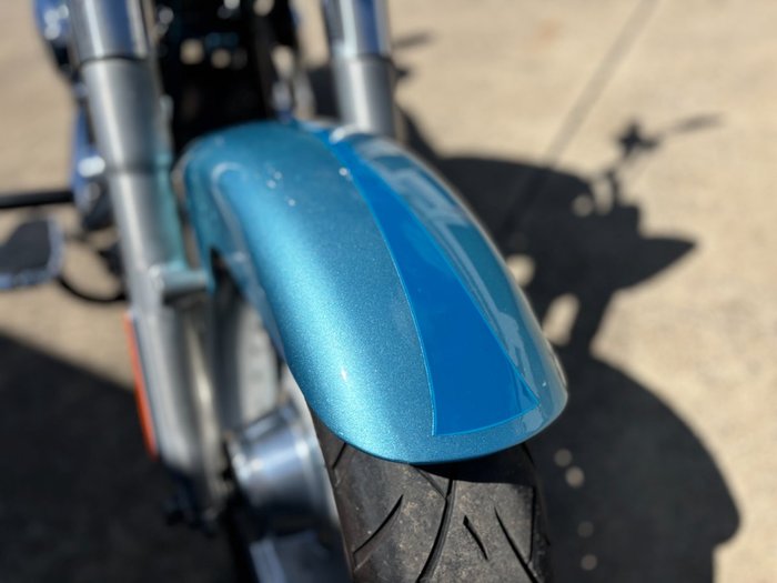 2007 HARLEY-DAVIDSON FLSTF FAT BOY Blue