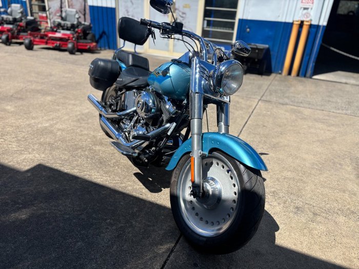 2007 HARLEY-DAVIDSON FLSTF FAT BOY Blue