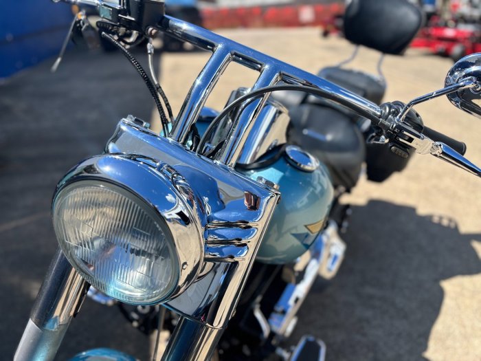 2007 HARLEY-DAVIDSON FLSTF FAT BOY Blue