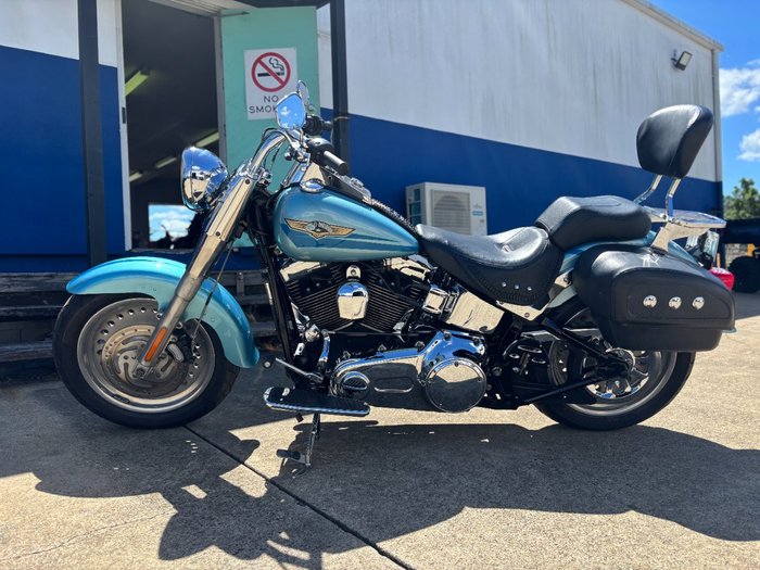 2007 HARLEY-DAVIDSON FLSTF FAT BOY Blue