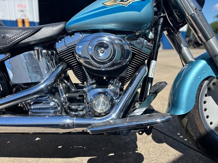 2007 HARLEY-DAVIDSON FLSTF FAT BOY Blue