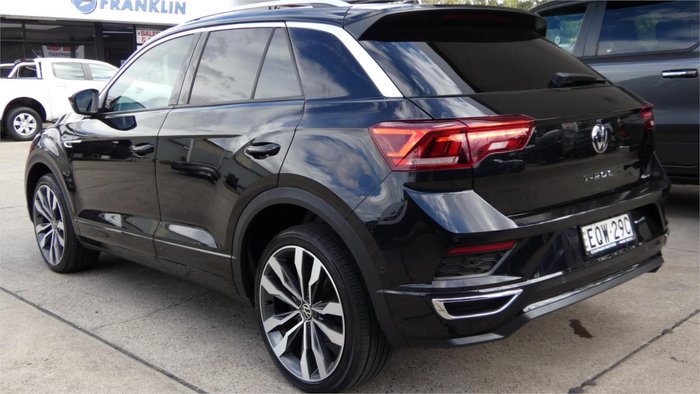 2021 Volkswagen T-Roc 140TSI Sport A11 MY22 Four Wheel Drive Deep Black Pearl