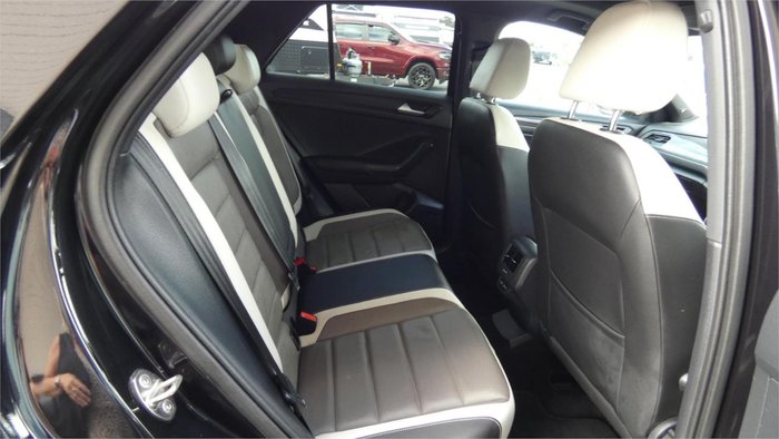 2021 Volkswagen T-Roc 140TSI Sport A11 MY22 Four Wheel Drive Deep Black Pearl