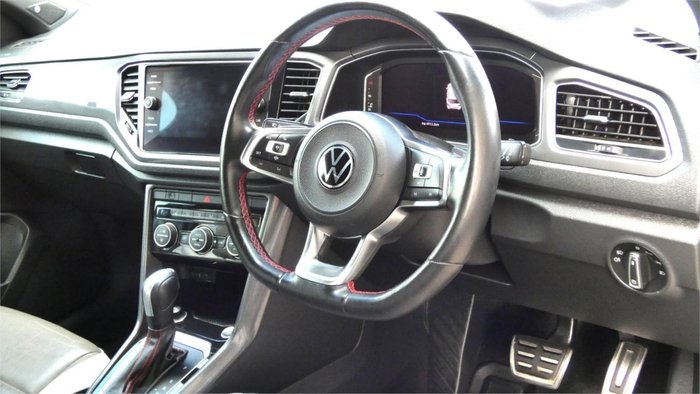 2021 Volkswagen T-Roc 140TSI Sport A11 MY22 Four Wheel Drive Deep Black Pearl