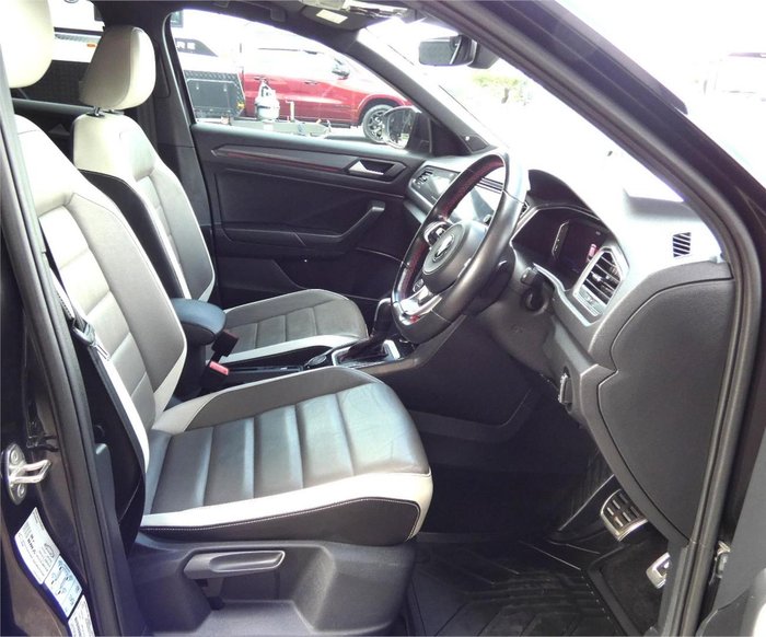 2021 Volkswagen T-Roc 140TSI Sport A11 MY22 Four Wheel Drive Deep Black Pearl