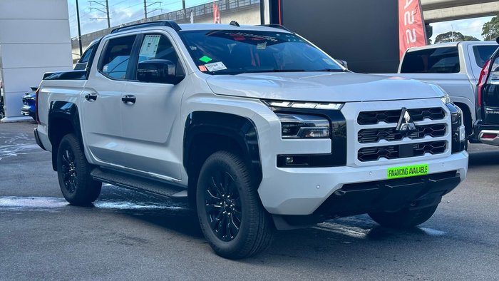 2025 Mitsubishi Triton GSR MV MY25 4X4 Dual Range White Diamond