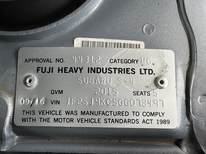 2016 Subaru Forester 2.5i-S