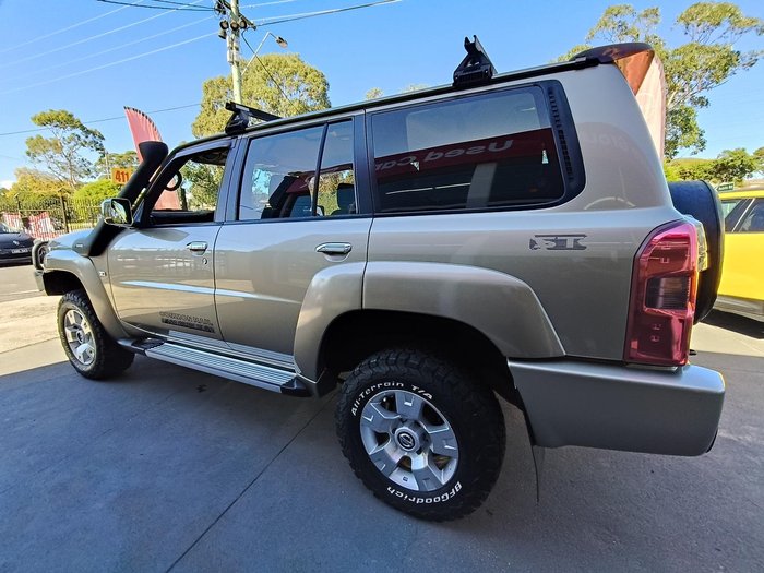 2012 Nissan Patrol ST GU 7 MY10 4X4 Dual Range Desert Gold