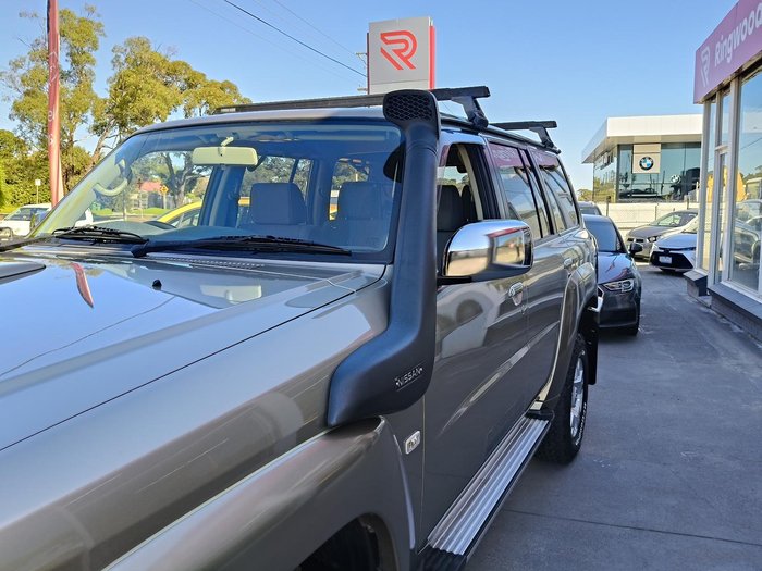 2012 Nissan Patrol ST GU 7 MY10 4X4 Dual Range Desert Gold