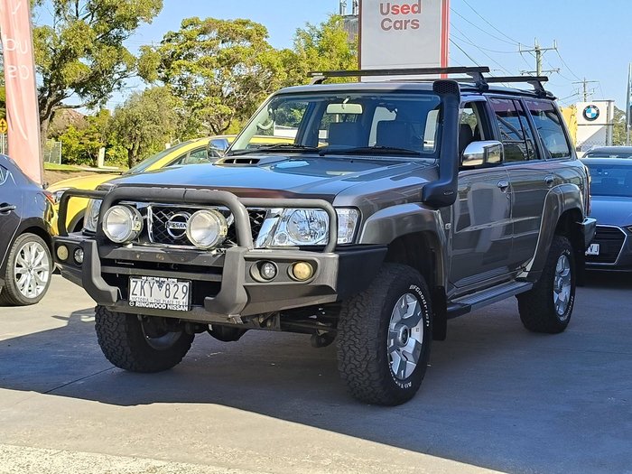 2012 Nissan Patrol ST GU 7 MY10 4X4 Dual Range Desert Gold