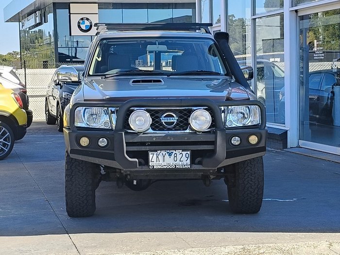 2012 Nissan Patrol ST GU 7 MY10 4X4 Dual Range Desert Gold
