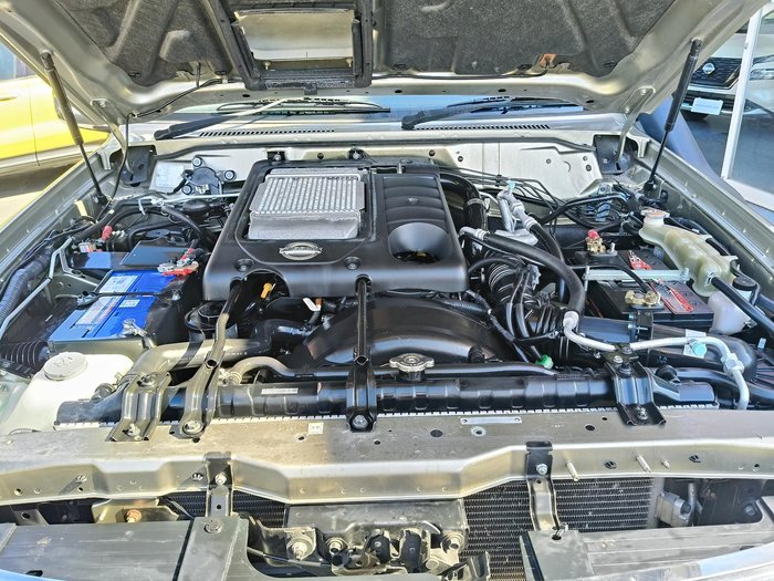 2012 Nissan Patrol ST GU 7 MY10 4X4 Dual Range Desert Gold