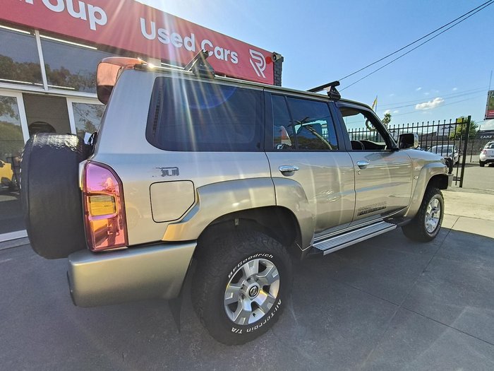 2012 Nissan Patrol ST GU 7 MY10 4X4 Dual Range Desert Gold