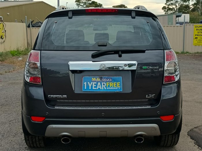 2012 Holden Captiva 7 LX CG Series II AWD Thunder Grey