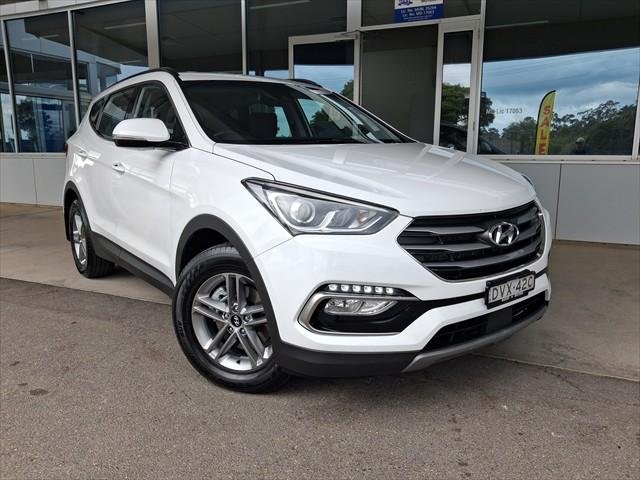 2017 Hyundai Santa Fe Active DM5 Series II MY18 4X4 On Demand Pure White