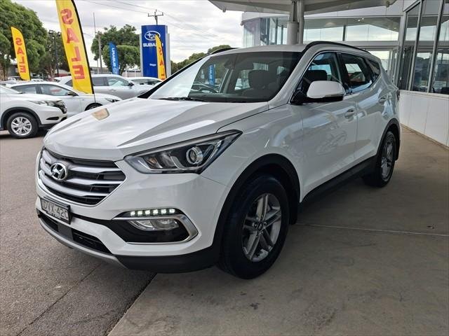 2017 Hyundai Santa Fe Active DM5 Series II MY18 4X4 On Demand Pure White
