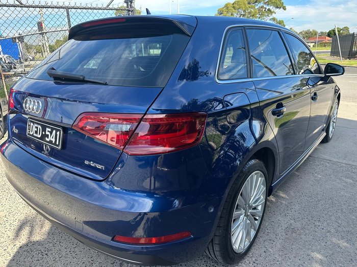 2016 Audi A3 e-tron 8V MY16 Scuba Blue