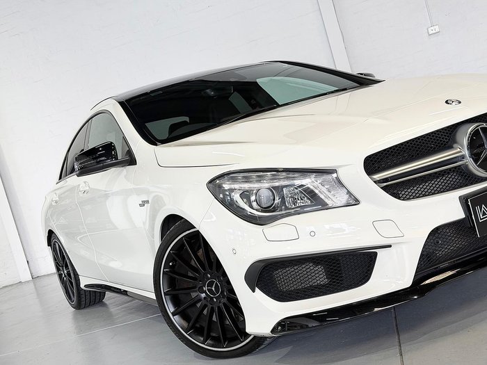 2014 Mercedes-Benz CLA-Class CLA45 AMG C117 Four Wheel Drive Cirrus White