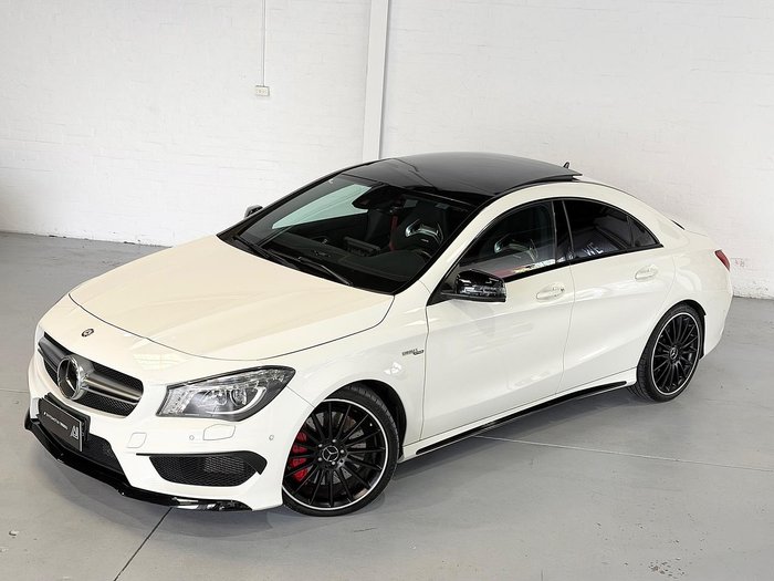 2014 Mercedes-Benz CLA-Class CLA45 AMG C117 Four Wheel Drive Cirrus White
