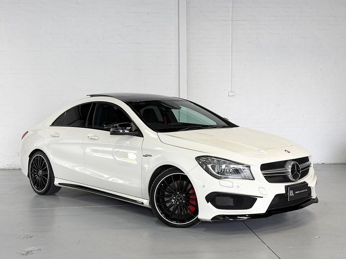 2014 Mercedes-Benz CLA-Class CLA45 AMG C117 Four Wheel Drive Cirrus White
