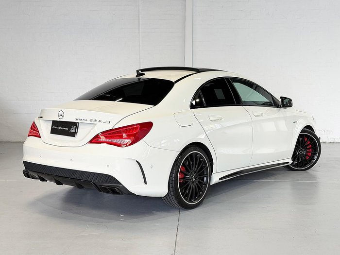 2014 Mercedes-Benz CLA-Class CLA45 AMG C117 Four Wheel Drive Cirrus White
