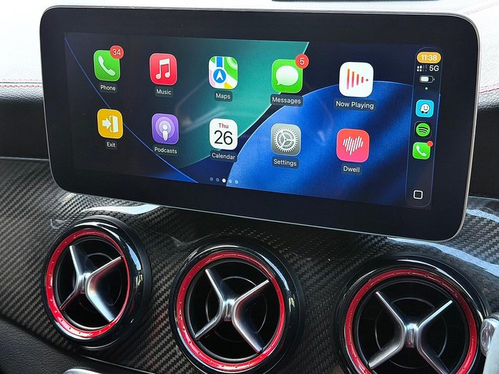 2014 Mercedes-Benz CLA-Class CLA45 AMG C117 Four Wheel Drive Cirrus White