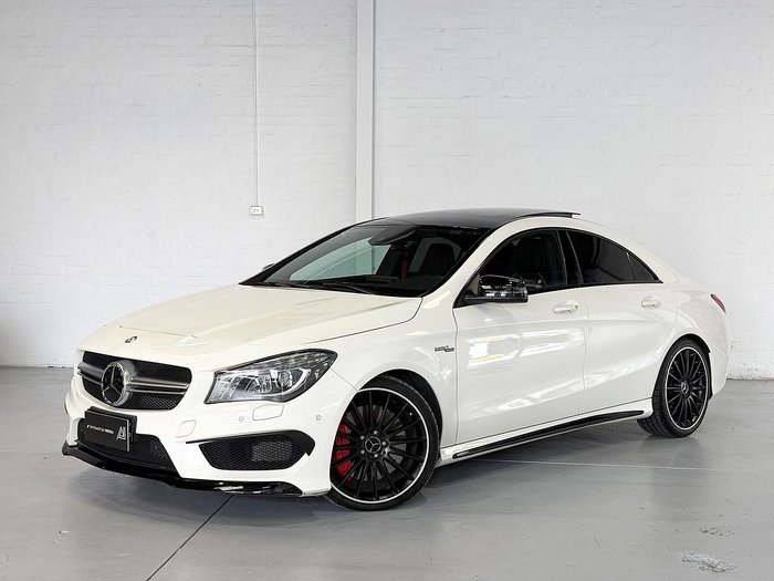 2014 Mercedes-Benz CLA-Class CLA45 AMG C117 Four Wheel Drive Cirrus White