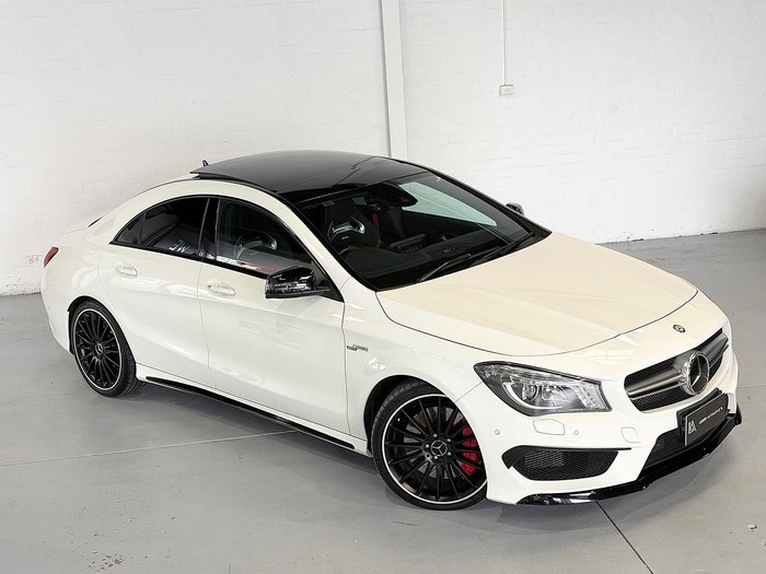 2014 Mercedes-Benz CLA-Class CLA45 AMG C117 Four Wheel Drive Cirrus White