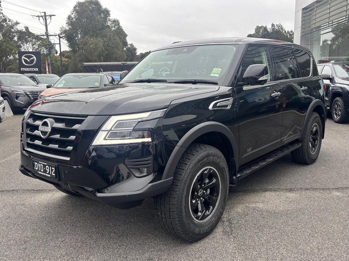 2026 Nissan Patrol Warrior Y62 MY26 4X4 Dual Range Black Obsidian