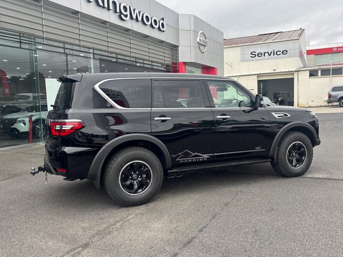 2026 Nissan Patrol Warrior Y62 MY26 4X4 Dual Range Black Obsidian