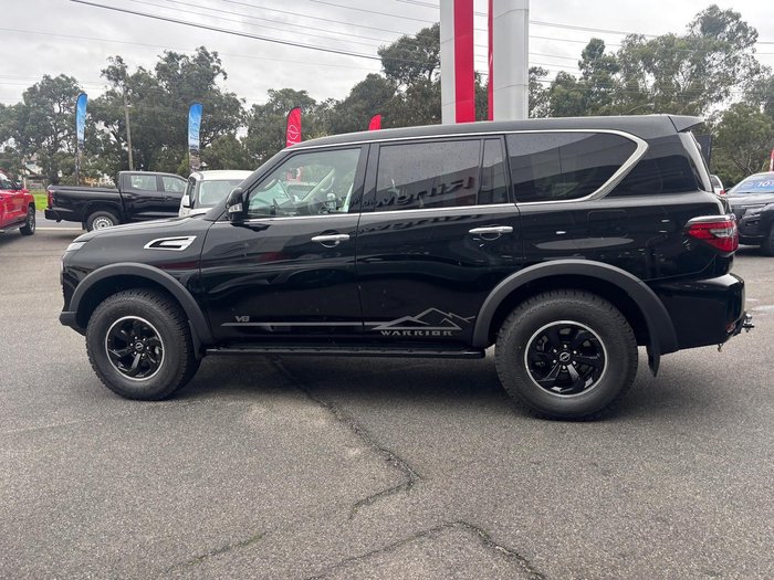 2026 Nissan Patrol Warrior Y62 MY26 4X4 Dual Range Black Obsidian