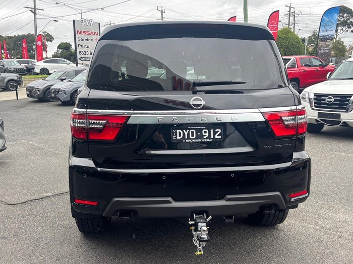 2026 Nissan Patrol Warrior Y62 MY26 4X4 Dual Range Black Obsidian