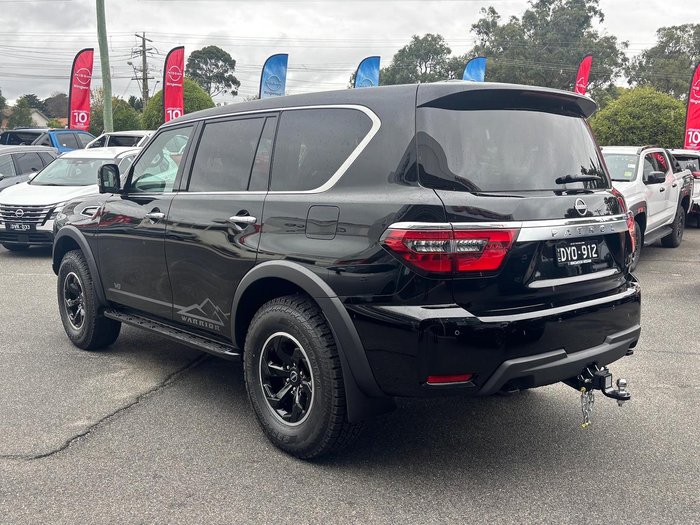 2026 Nissan Patrol Warrior Y62 MY26 4X4 Dual Range Black Obsidian