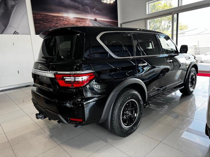 2026 Nissan Patrol Warrior Y62 MY26 4X4 Dual Range Black Obsidian