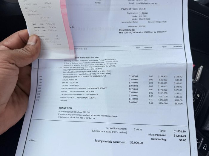 2017 Holden Trailblazer LTZ RG MY18 4X4 Dual Range Mineral Black