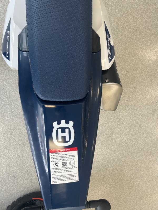 2026 HUSQVARNA FE250 WHITE