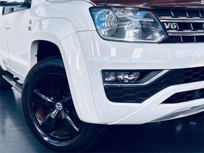 2017 Volkswagen Amarok TDI550 Sportline 2H MY18 4X4 Constant Candy White