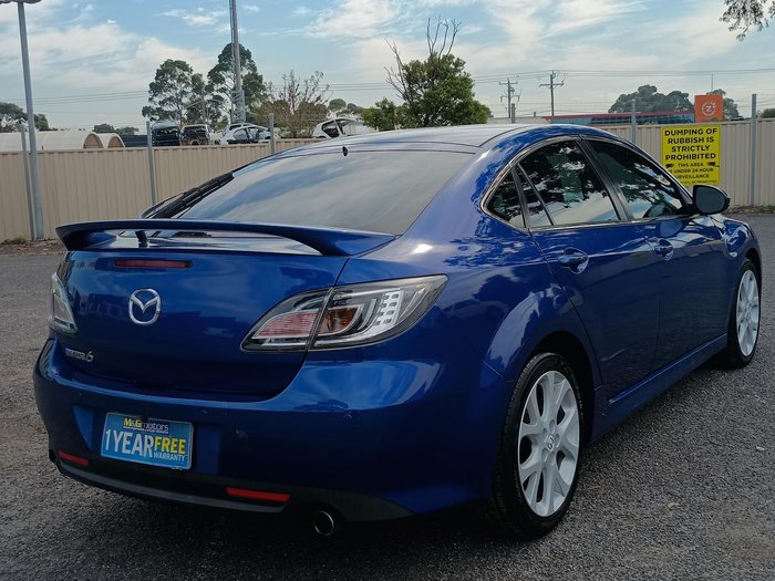 2009 Mazda 6 Luxury Sports GH Series 1 MY09 Aurora Blue